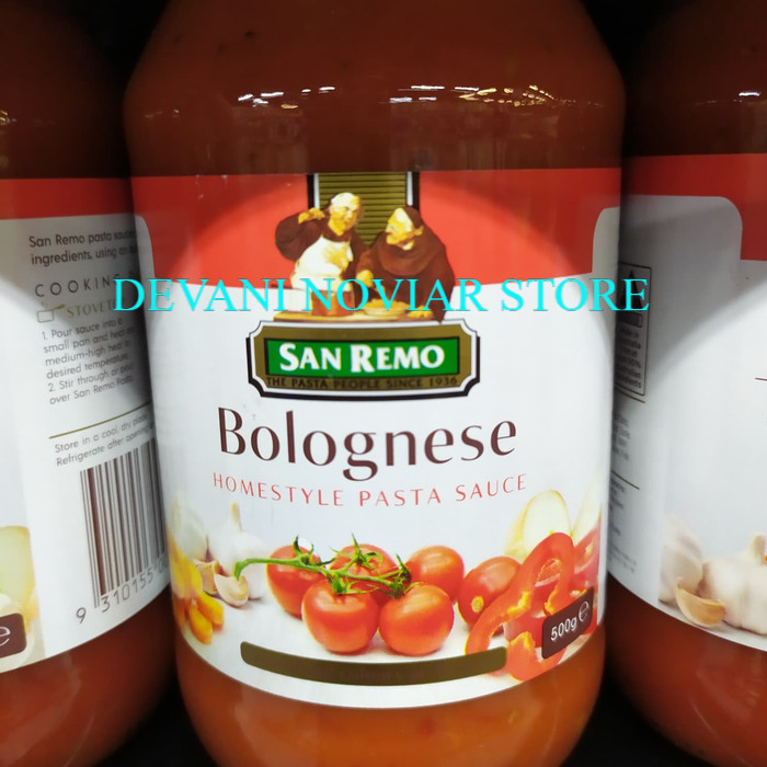 

San Remo Bolognese Homestyle Pasta Sauce 500gram