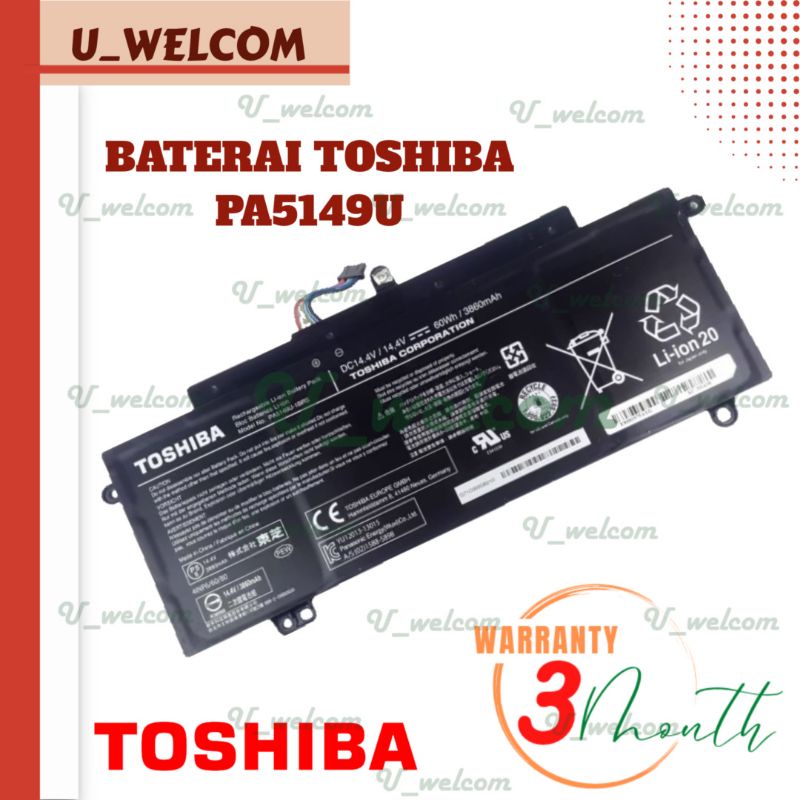 Baterai Toshiba Tecra Z40-A Z40-B Z40-C Z50-A Pa5149U Pa5149U-1Brs ori