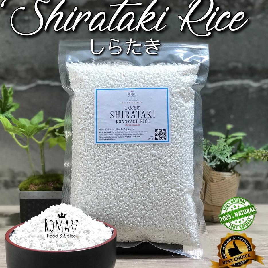 

{O-IGU) {♥) BERAS SHIRATAKI | SHIRATAKI RICE 500gr BERAS KONNYAKU RICE 500gr {★★★★★)