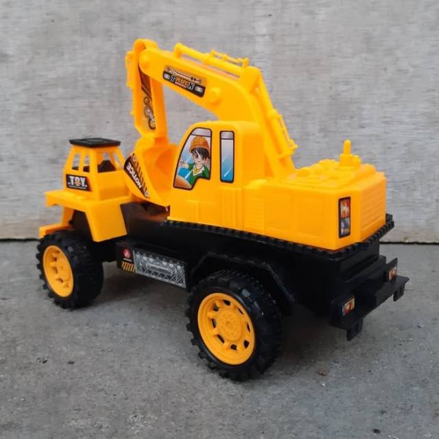 Mainan Truck Excavator Anak Edukatif Mobil Truk Beko Kontruksi Edukasi