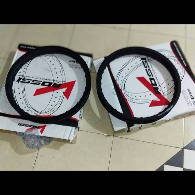 Ring Velg 18 V Rossi Hitam Doff Ukuran 1.60 1.80