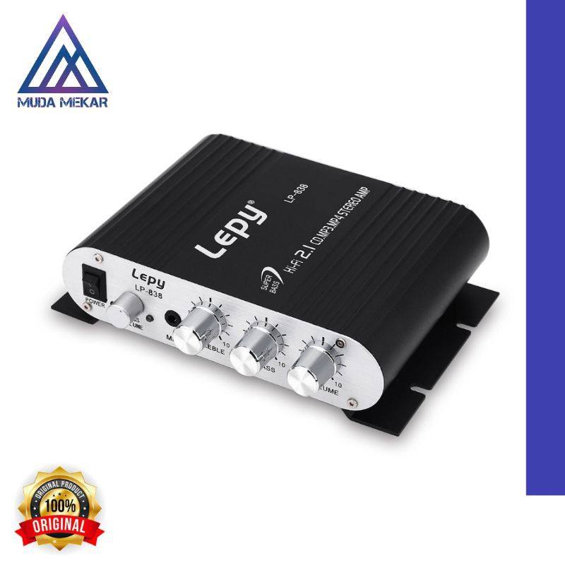 Lepy HiFi Stereo Amplifier Super Bass Power Amplifier Speaker