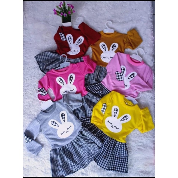 Setelan Baju anak Perempuan 1-6 Tahun