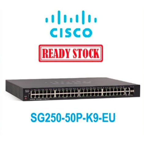 CISCO SG250-50-K9-EU 48 Gigabit with 2 Gigabit copper/SFP combo