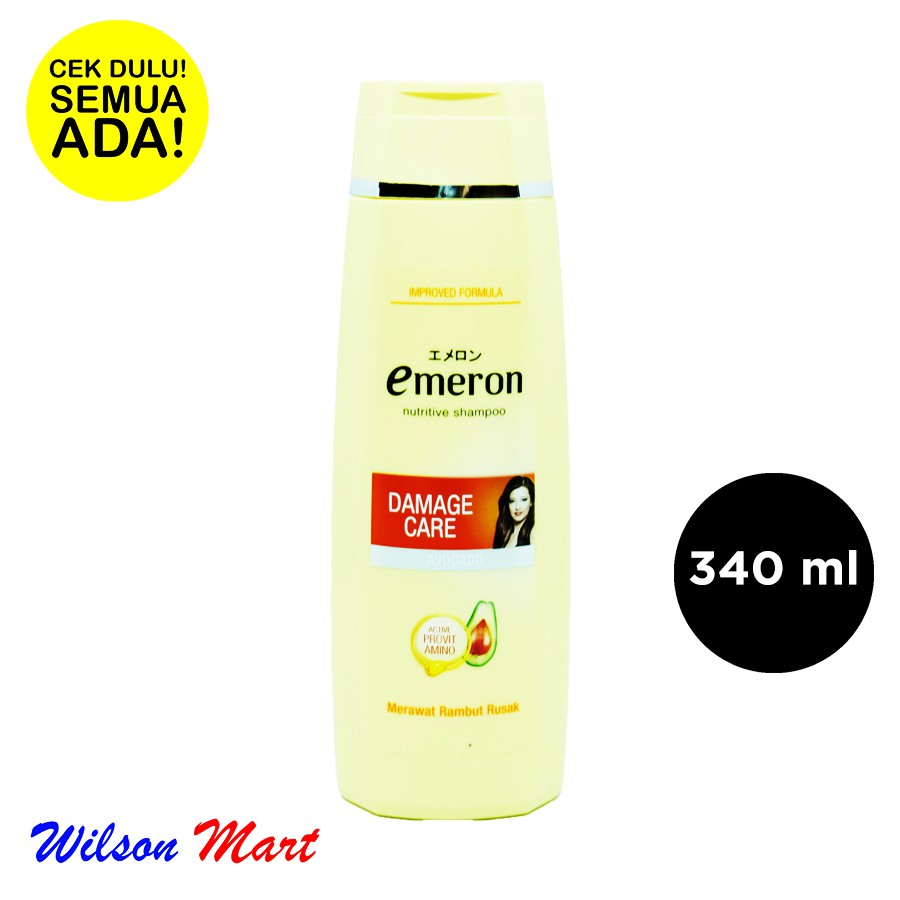 EMERON NUTRITIVE SHAMPOO DAMAGE CARE AVOCADO 340 ML BOTOL
