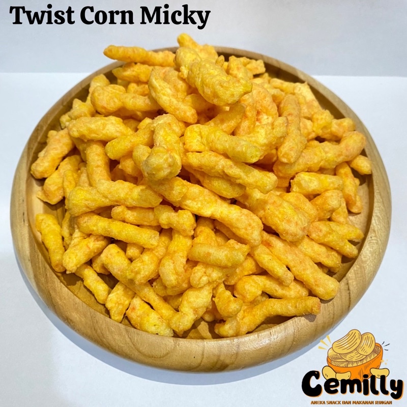 

[CEMILLY] 1000gr Twist Corn Jagung Panggang Cemilan Snack Kiloan