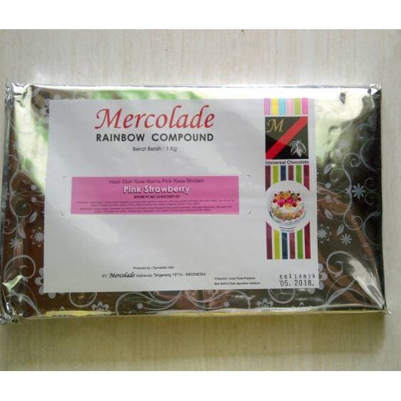 

Coklat Mercolade Pink Strawberry 1kg