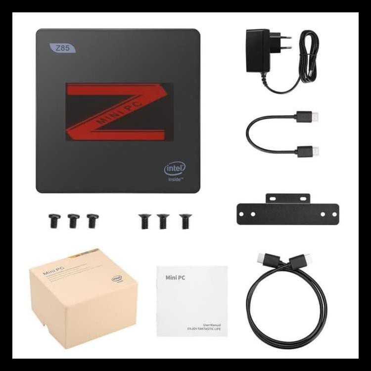 BAYAR DITEMPAT Z85 MINI PC 4/64GB INTEL ATOM X5-Z8350 WINDOWS10 DUALDISPLAY DUAL WIFI KODE 1205