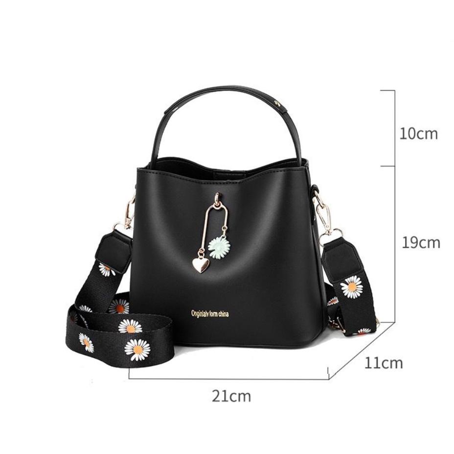 TASHAPPY LT1905 tas SELEMPANG Bucket Daisy Elegant wanita import model korea supplier tas import EL 5671