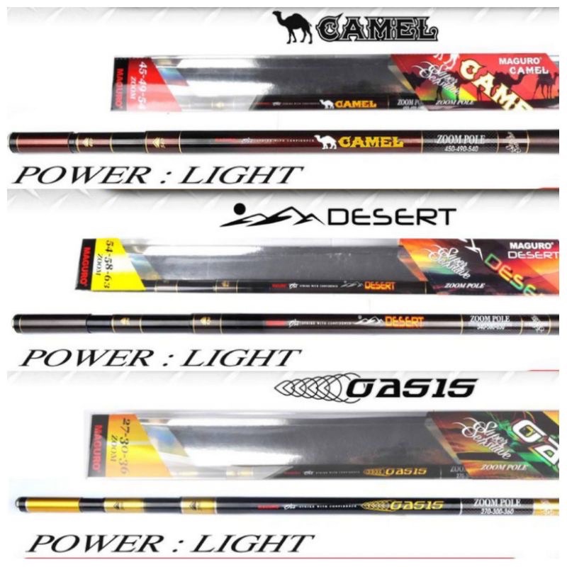 JORAN TEGEK MAGURO CAMEL/DESERT/OASIS ZOOM POLE 360 450