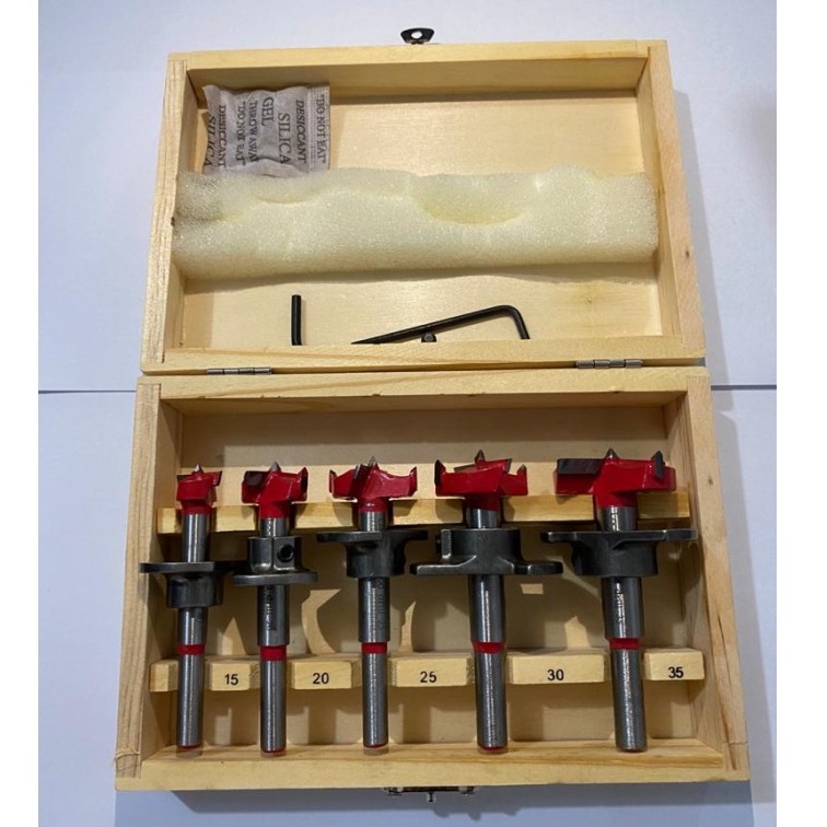 Mata profil engsel sendok forstner drill bit mata router bit set 5pcs mailtank sh204