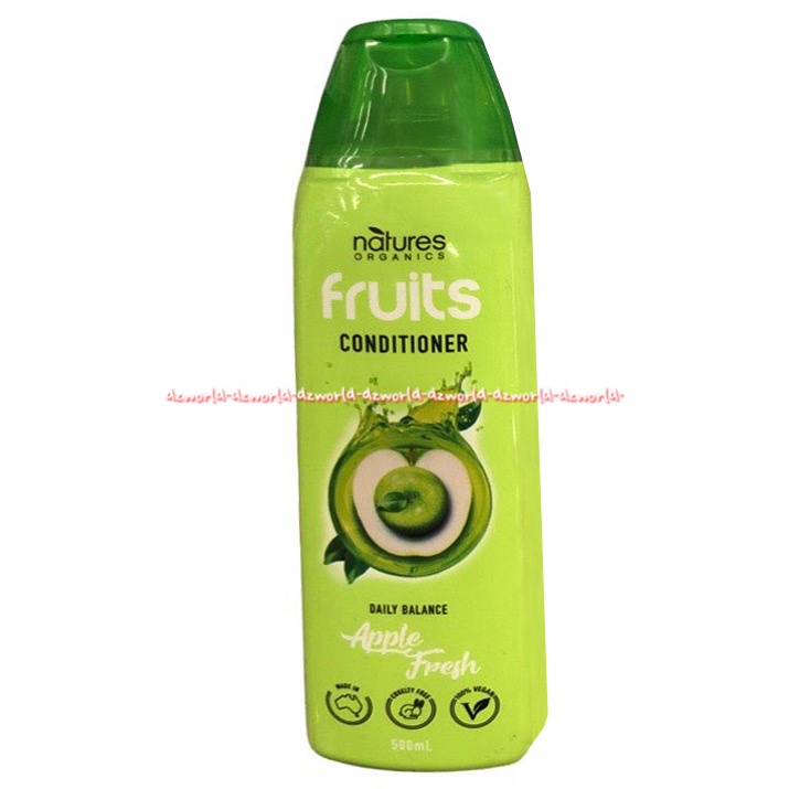 Natures Organics Fruits Conditioner 500ml Daily Balance Apple Fresh Wild Berry Coconut &amp; Lime Nature Organic Konditioner Natural Organik 500 ml