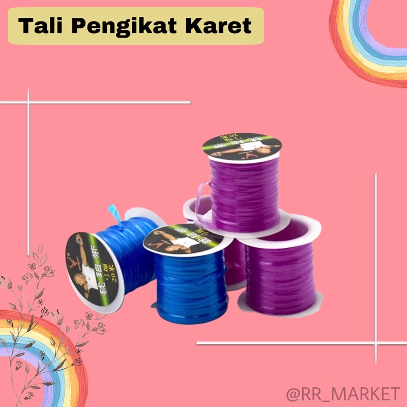 Tali karet ikat ketapel 20M Slingshot Tali pengikat Flatband ketapel Tali Karet Ketapel Pengikat Kar