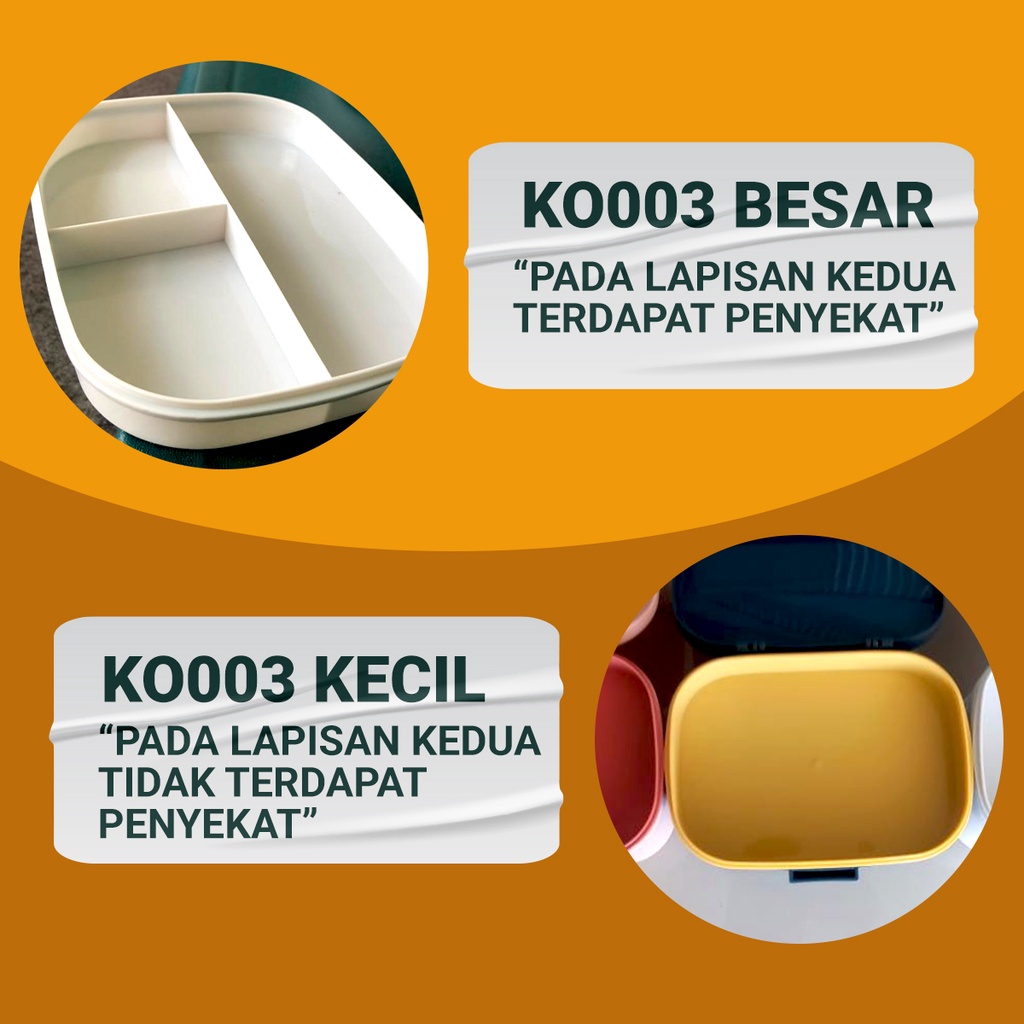 HomiHomi Kotak Obat Tempat Penyimpanan P3K First Aid Medicine Box Organizer - KO003