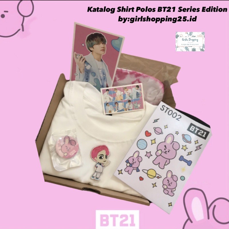 

[COD] HAMPERS GIFT KADO BOX CEWEK COWOK BTS BT21 PAKET BUNDLE LENGKAP ATASAN T-SHIRT POLOS LENGAN PANJANG PERSONIL SERIES EDITION