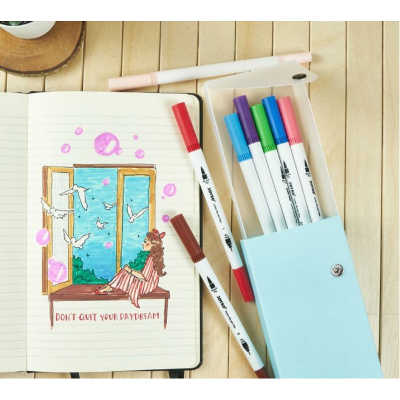 Pencil Case/Kotak Tempat Pensil Joyko Warna Pastel