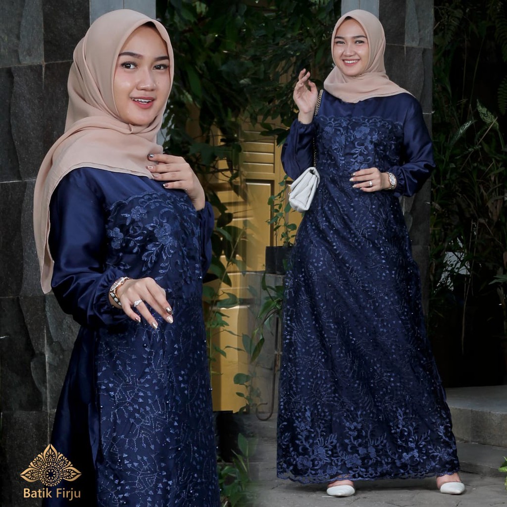 BISA JUMBO!! REALPICT GAMIS FARASYA MODEL TERBARU GAMIS BROKAT BUSUI DRESS BROKAT BISA JUMBO M L XL XXL