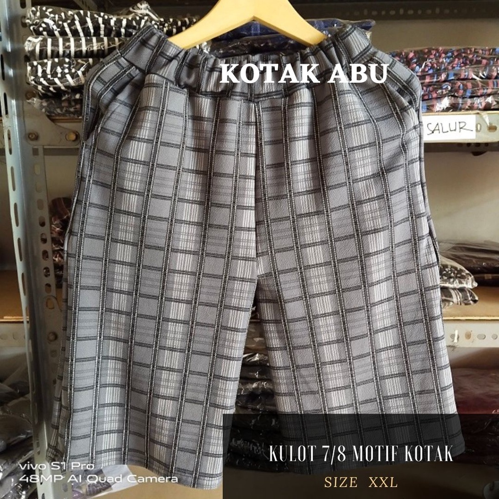 Kulot pendek 7/8 khusus jumbo xxxl BB 100 kg-3