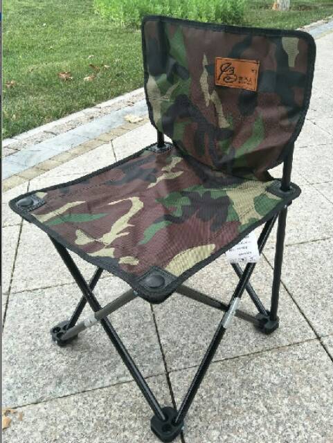 Kursi Lipat Kotak Desain Army - Army Green ( OMHAODAG)