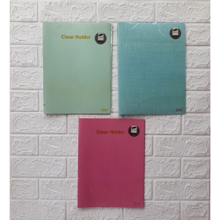 

Sale SENSHO Clear File Holder Ukuran A4 isi 20 Pockets
