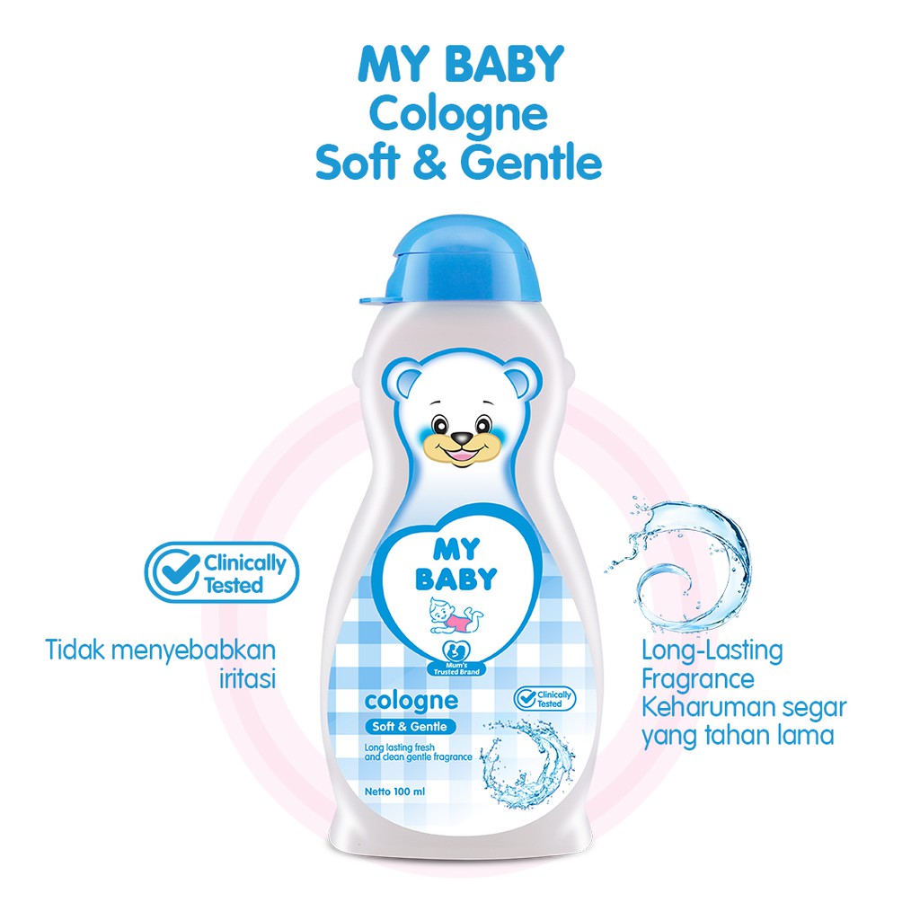 MY BABY Cologne [100 mL/2 pcs] - Parfum Minyak Wangi Bayi