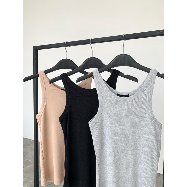 KAIAHATI - Olivia Ribbed Vest Tank Top All Colours