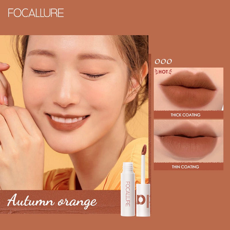 [ORI BPOM] FOCALLURE New Lipstik Cream Velvet-Mist Matte Lip Clay #JasmineMeetsRose Waterproof Lip mist Long-Lasting | Focallure Lipstik Focallure Lipcream Focallure Lip Cream Focallure Lipstick Matte | FA179