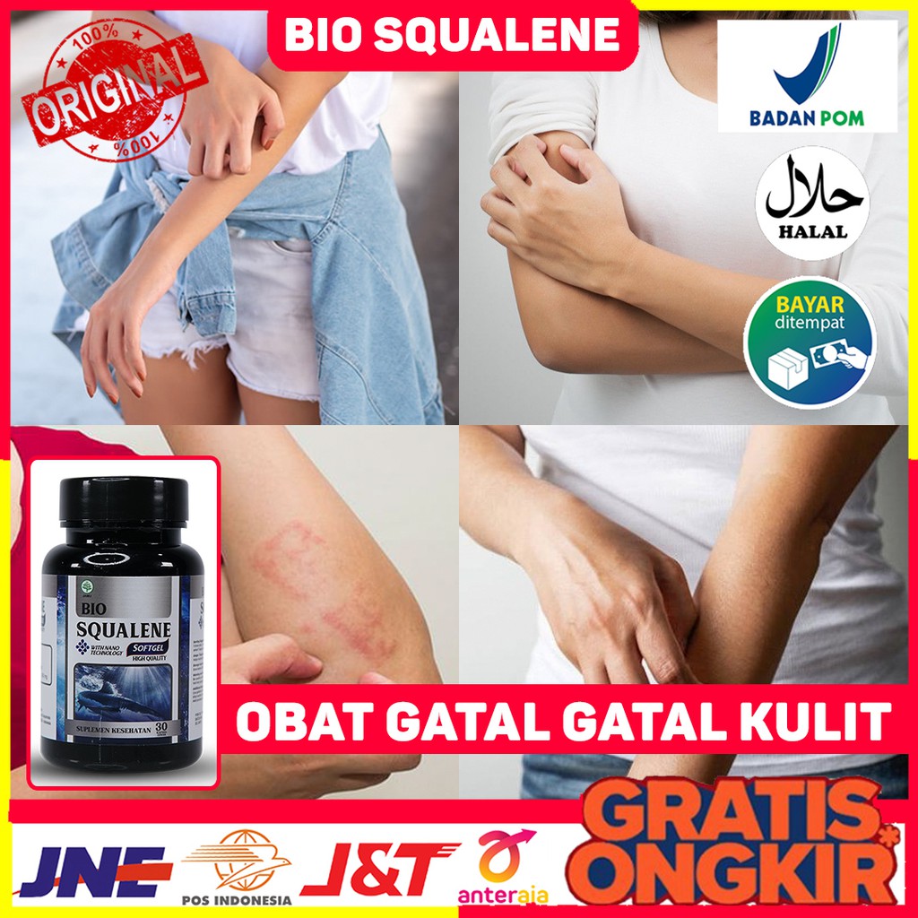 Obat Penghilang Gatal di Kulit - Alergi Dingin - Obat Eksim Kering & Basah - Penyakit Kulit - Kurap 