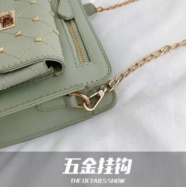 tas wanita selempang import fashion handbag tas kecil murah kulit sentetis sling bag