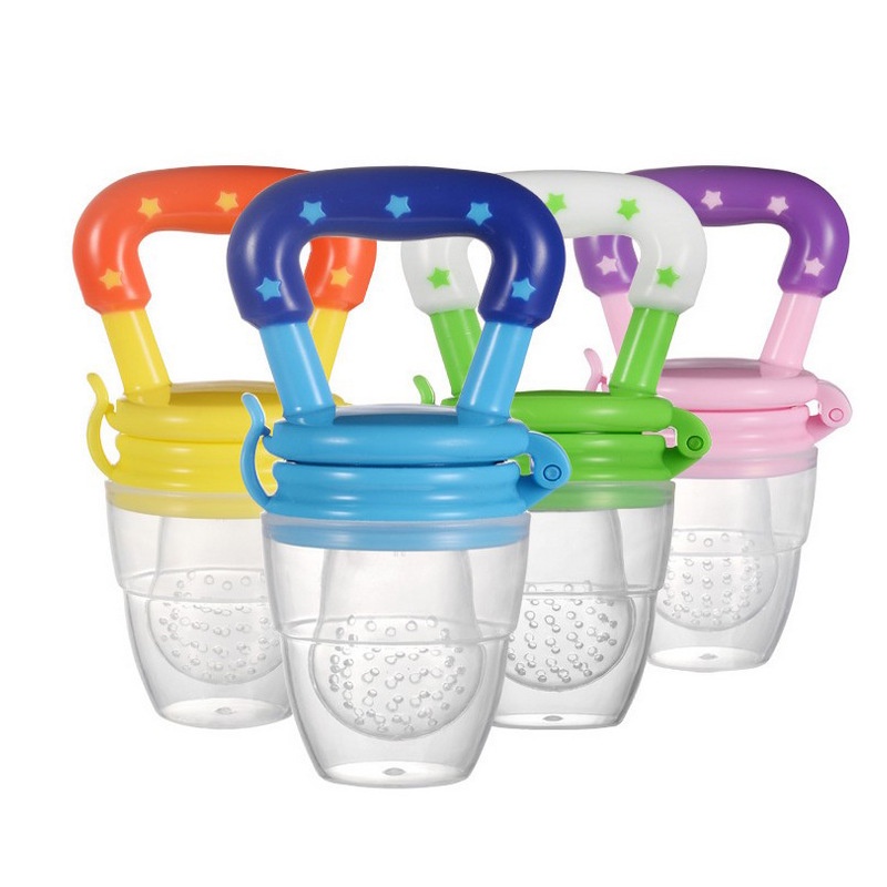 AS Empeng Buah Bayi Baby Fruit Food Feeder Dot Buah Bayi Gigitan Bayi Dodot Sari Buah Anak-5