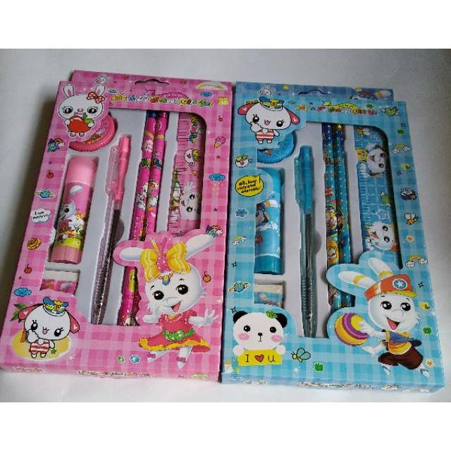 EM Alat Tulis paket 1289 kartun set lengkap