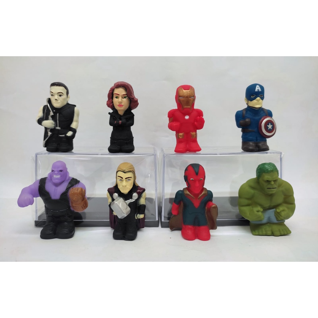 Topper Kue Super Hero Avengers Figure set 8