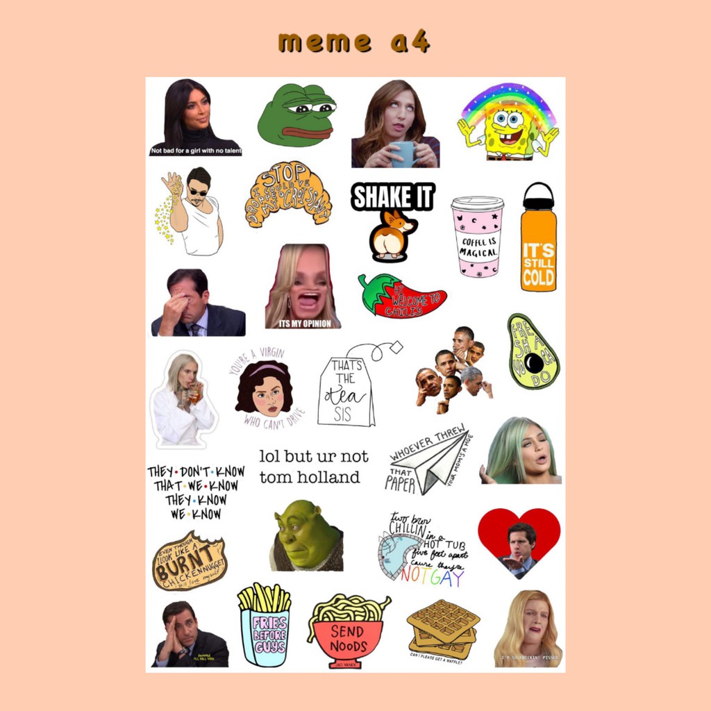 

STICKER MEME A4