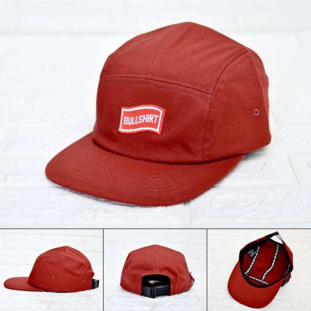 TOPI PRIA FIVE PANEL ORIGINAL LOKAL BRAND BULLSHIRT