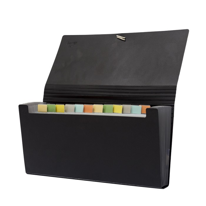 

READY Bantex Expanding File Cheque (12 Pockets) Black #8811 10 TERLARIS