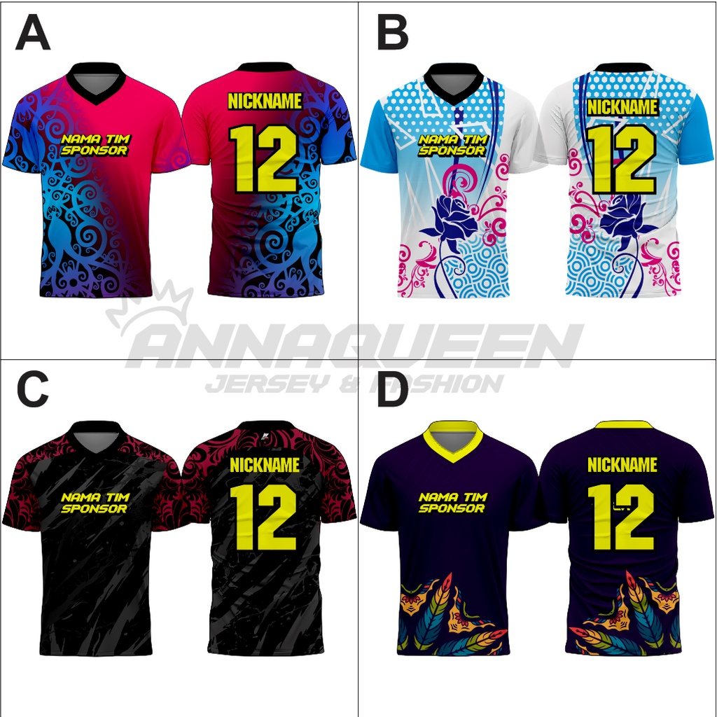 Jual JERSEY BAJU OLAHRAGA FUTSAL BATIK / BADMINTON / VOLY / TENIS MEJA ...