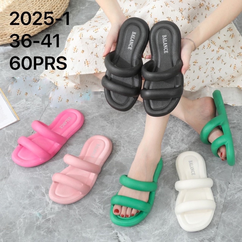 Sandal Jelly Garis Bakpao 2025