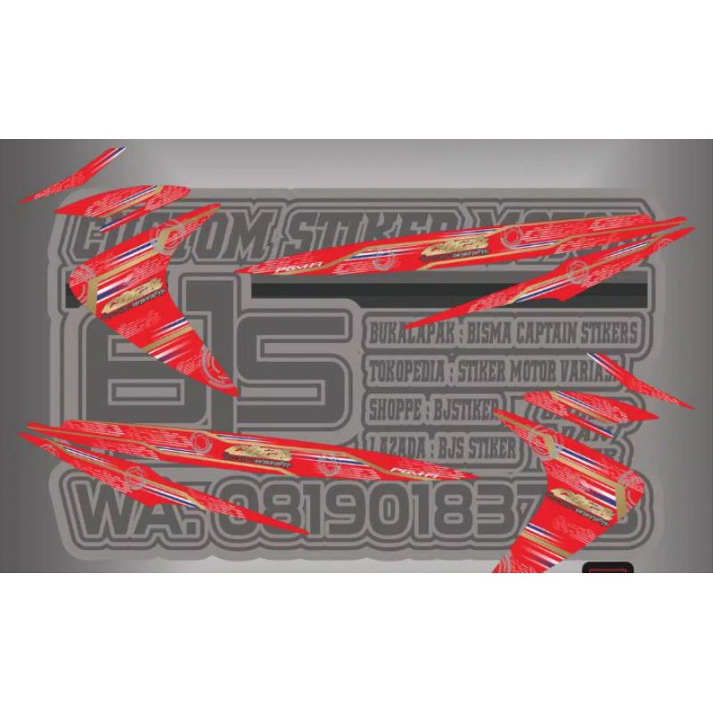 STIKER STRIPING VARIASI NEW VARIO 110 FI LED