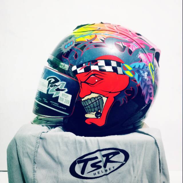 Tsr ram4 russell black copy arai