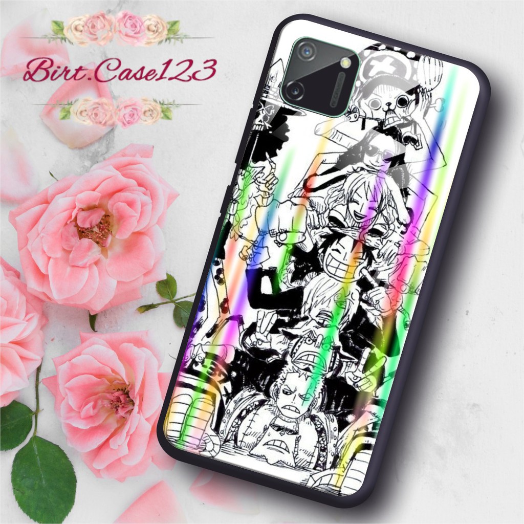 BC Case Gambar ONE PIECE back case glass aurora iphone 5g 6g 6g+ 7g 7g+ 8g 8g+ x xr xs max 11 5,8