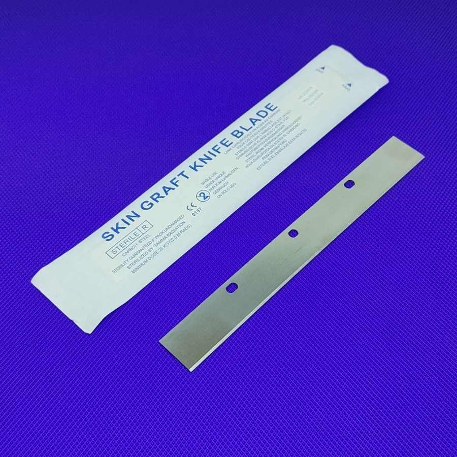 Alat Medis Alkes Perlengkapan Medis Skin Graft Blade / Pisau Skin Graft 158 mm|Gudang Medis