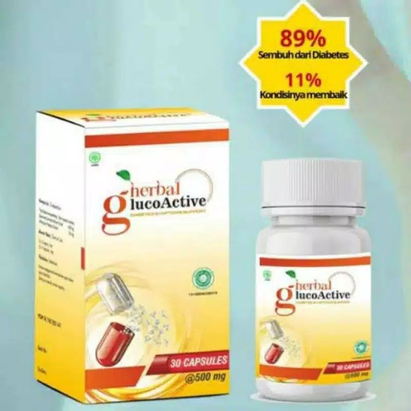 

Glucoactive Herbal Mampu mengatasi sakit Diabetes, original,dan aman