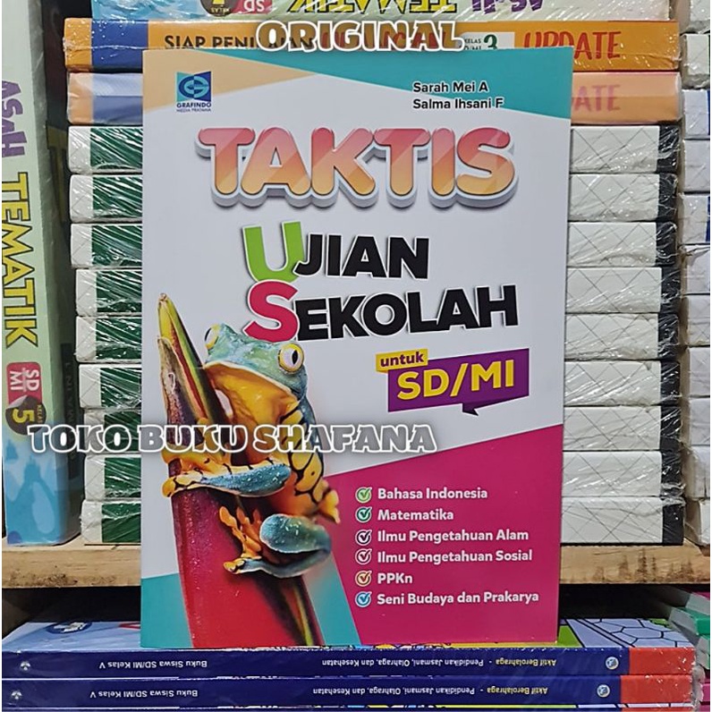 Buku Taktis Ujian Sekolah Untuk SD/MI Grafindo Original