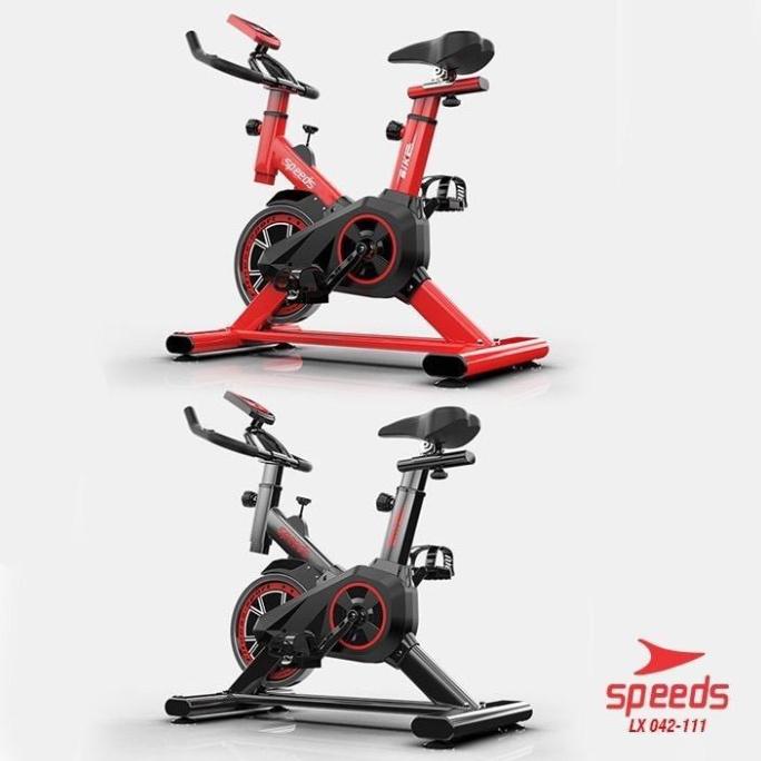 Khusus Gosend Sepeda Statis Spining Bike Alat Gym Fitness Speeds Lx111