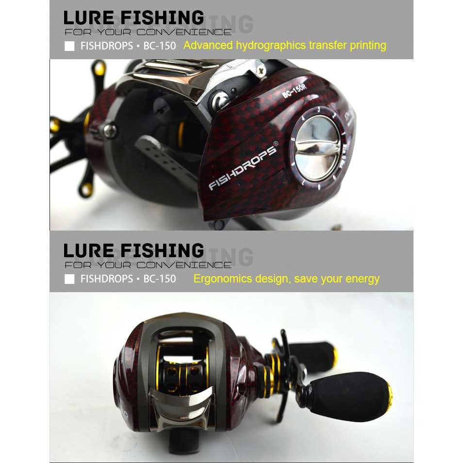 Fishdrops BC150 Reel Pancing 18 Ball Bearing
