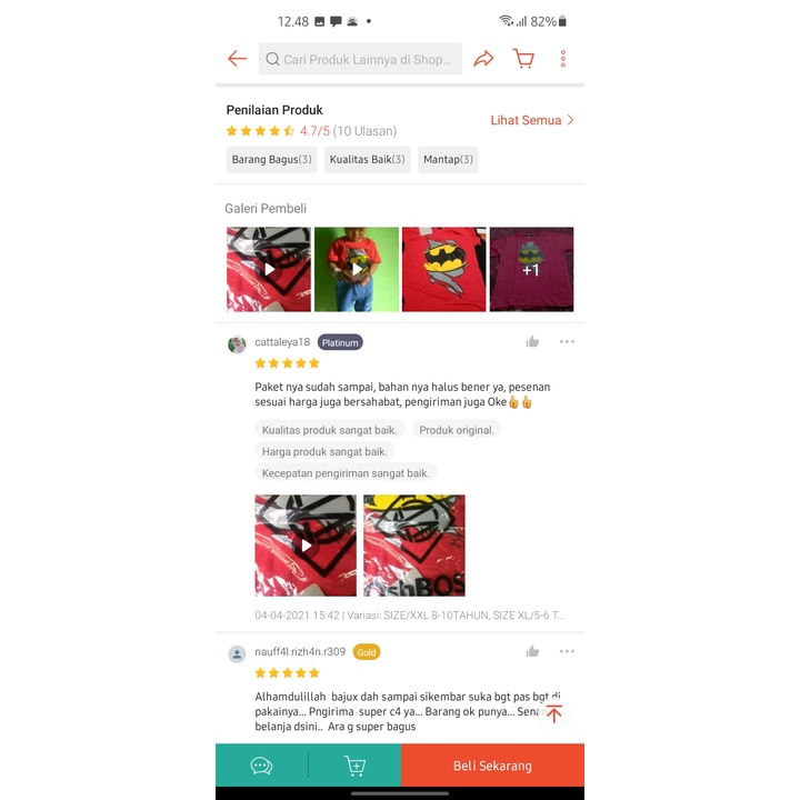 COD KAOS BAJU ANAK LAKI LAKI SUPERHERO BATMAN SOBEK MERAH 1-10 THN OSHBOSS-2