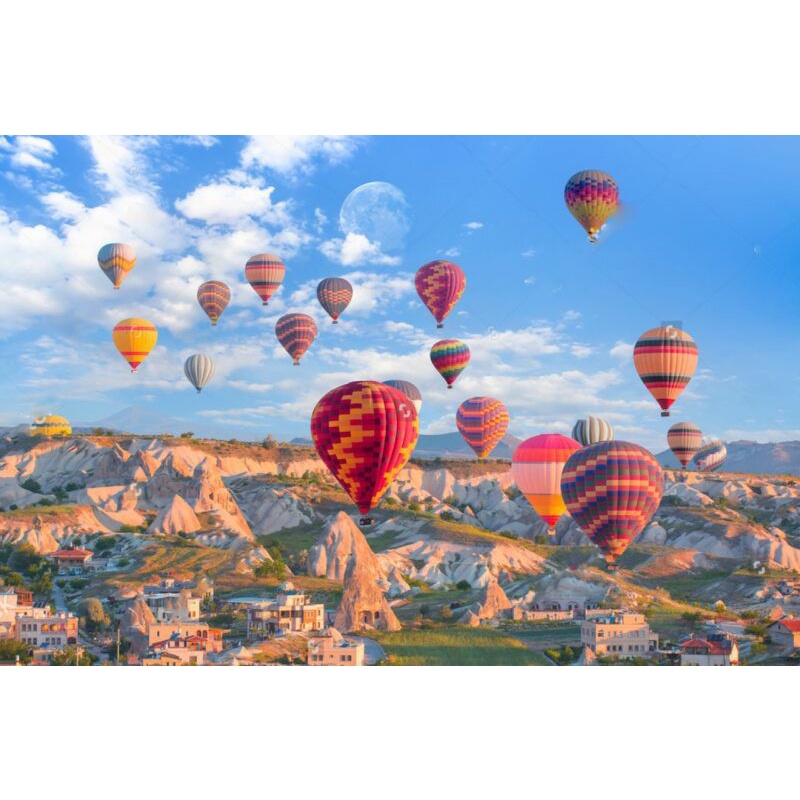 Wallpaper Dinding 3D Custom Cappadocia/Kapadokia Turkey (CPD-07)