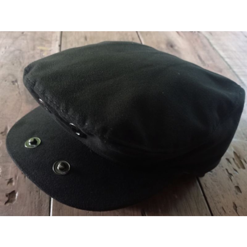 Topi Seniman Pria Dewasa Warna Hitam Polos Topi Flat Cap Pria Topi Copet Pria Original Topi Flat Cap