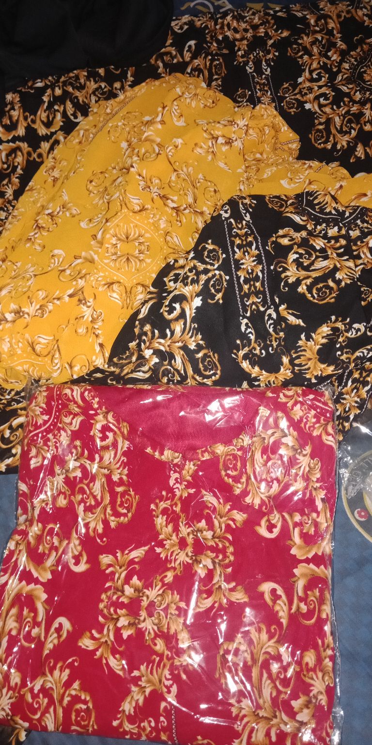 Kd 6839 (isi 2) Asya Gamis Batik Sultan Ceruty Motif Home Dress Mayung Muslimah Busui