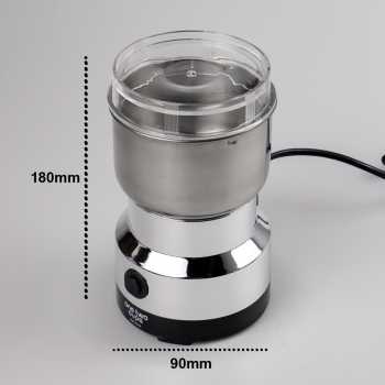 Penggiling Kopi Electric Coffee Grinder 150W / Penggiling Kopi Elektrik Serbaguna 150W stainless steel  Tahan Karat Awet Bagus / Alat Penggiling Mesin Penggiling Kopi Dan Bumbu Dapur Elektrik  / Alat Blender Gilingan Kopi Dan Bumbu Dapur Listrik Elektirk